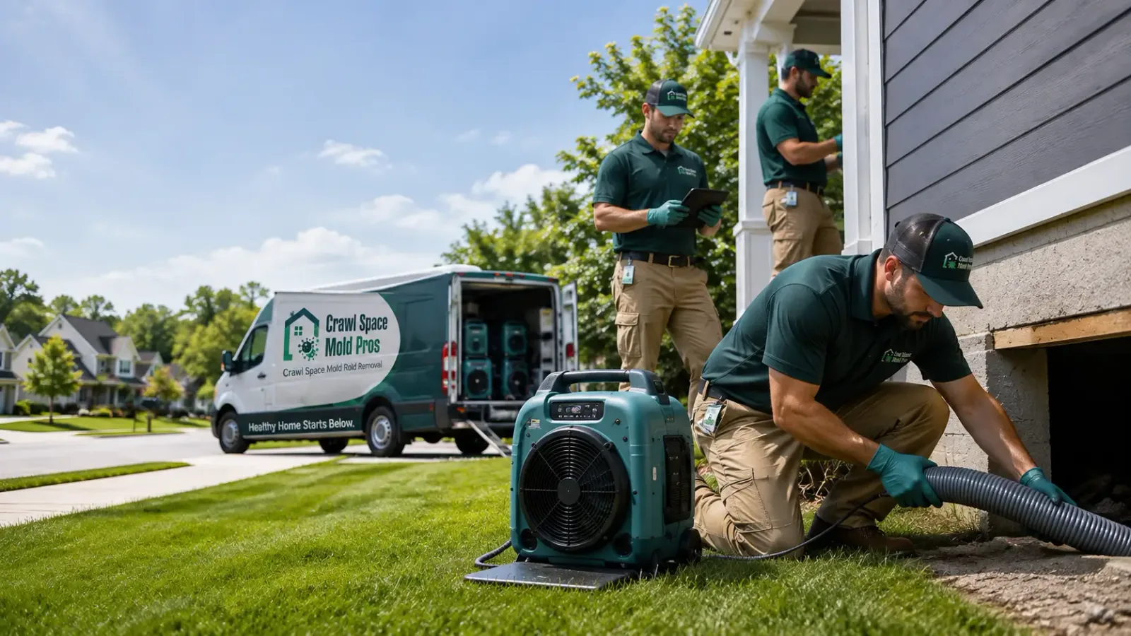 Crawl Space Mold Removal in Saraland, AL